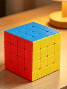 4x4x4 速拧魔方，原装专业益智玩具，62mm 全尺寸高级版，转动顺滑快速，经久耐用，无贴纸 PVC 彩色魔方，适合儿童、成人、初学者和高级玩家的益智脑力训练益智游戏玩具，经典解压益智玩具，是比赛练习、派对礼物、生日礼物、家庭娱乐收藏的理想之选。 - 彩色 - 查看 4