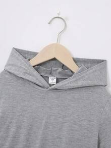 SHEIN 3 st/set Tween Boy Enfärgad Huvad Casual Stickad Tröja - Multifärgad - Visa 9