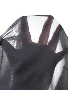 SHEIN 青少年男童三件套休闲撞色反光条短裤套装，黑/灰/蓝，适合运动、居家、学校、校园、大学等场合。 - 彩色 - 查看 7