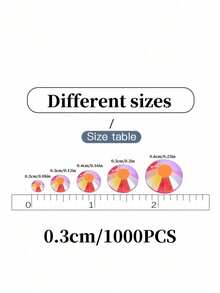 500/1000 件 2 毫米 3 毫米 4 毫米 5 毫米 6 毫米树脂 DIY 果冻水钻平底闪亮水晶宝石用于珠宝制作手机壳鞋服装饰工艺用品婚礼派对节日美甲时尚配饰 DIY 项目礼物创意夏季假期圣诞节生日庆祝 - 大紅 - 查看 9