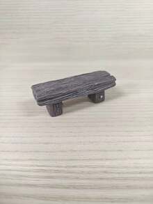 1个迷你树脂长凳/凳子/迷你椅子模型工艺品/仙境花园装饰套装配件/微景观/DIY装饰道具/礼品 - 彩色 - 查看 11