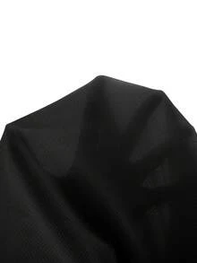 SHEIN 2件套青少年男童休闲字母印花圆领短袖上衣和短裤套装，适合通勤、上学、日常穿着、运动、春夏季节穿着。 - 黑色 - 查看 5