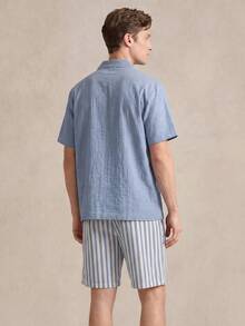 EverLounge 2026 New Style Men's Soft & Comfortable Striped Long Sleeve Pajama Set, Suitable For All Seasons Loungewear - Multicolor - View 2