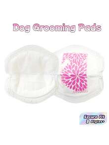 Disposable Dog Diaper Liners With High Absorbency & Breathability, Suitable For Male And Female Dogs - Comfortable And Hygienic Puppy Diaper Pad Shorts - White - View 1