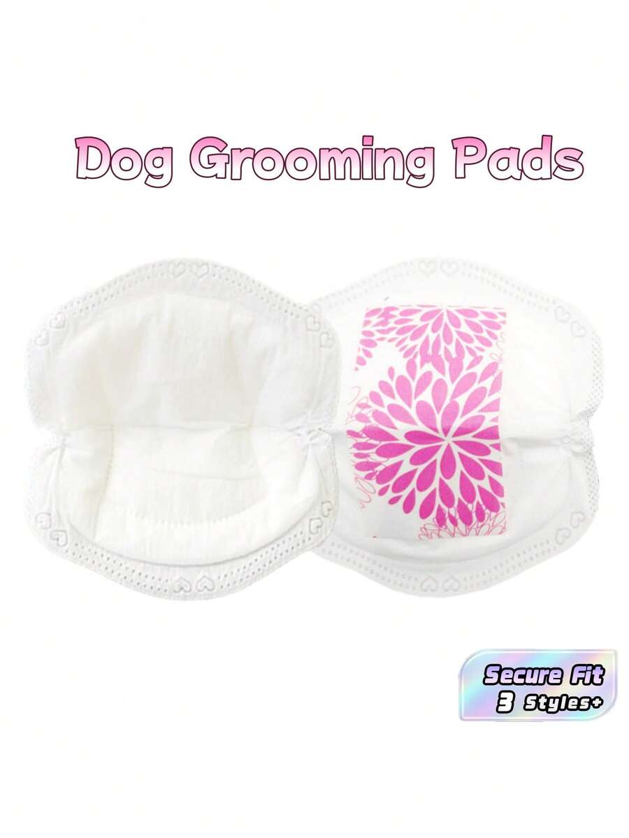 Disposable Dog Diaper Liners With High Absorbency & Breathability, Suitable For Male And Female Dogs - Comfortable And Hygienic Puppy Diaper Pad Shorts - White - View 1