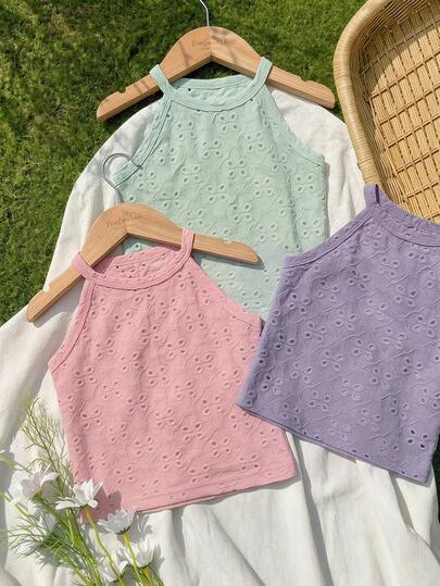 DAZY Sleeveless Pullover Tank Top, Cute Colorful Girls (Small) Vest