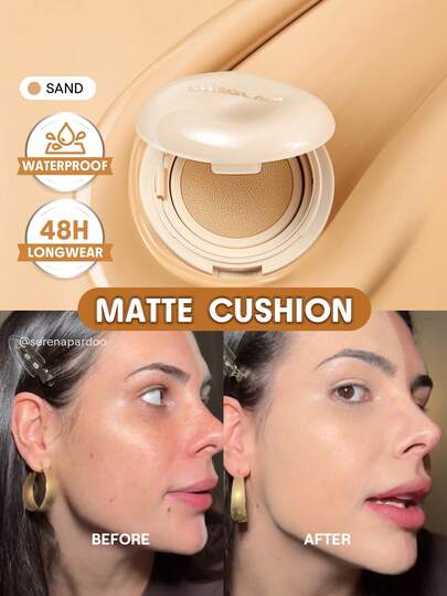 SHEGLAM Lock & Go Long-Lasting Base Cushion-Sand Marca Belleza Maquillaje Maquullaje Cosmética para Mujeres Niñas Perfecto para Invierno Primavera Verano Ideal para Y2K Elegante Moda Adecuado para Cumpleaños Día de la Madre Regalo Fiesta Listo Mejor Color