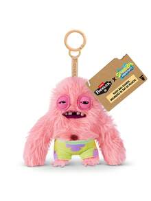 ZURU Fuggler ميدالية مفاتيح سبونج بوب مرخصة Collab-Spongebob S1 (باتريك ستار) من القماش الناعم، 5 بوصات، قابلة للجمع، بتصميم عصري لطيف - Patrick Star - مشاهدة 3