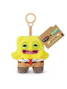 ZURU Fuggler ميدالية مفاتيح سبونج بوب مرخصة Collab-Spongebob S1 (Spongebob SquarePants) من القطيفة، 5 بوصات، قابلة للجمع، بتصميم عصري لطيف - Spongebob SquarePants - مشاهدة 3