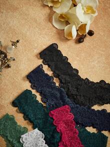 PinupPomp 6pcs/Set Women Lace Seamless Thong Panties - Multicolor - View 3