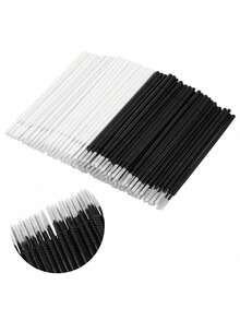 400 Micro Cotton Swabs For Eyelash Extension, Disposable Eyelash Extension Supplies, With A 2 Mm Micro Brush Head, A Precision Micro Brush, And A Micro Applicator Brush With An Extra-Fine Fiber Brush Head (200 White Swabs And 200 Black Swabs) - Multicolor - View 10