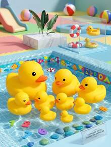 MINKOJA Cute Yellow Duck Bath Toy, Perfect For Bath And Pool Play, Fun Water Toy For Children Aged 3 And Above, Pool Toy - Multicolor - View 1