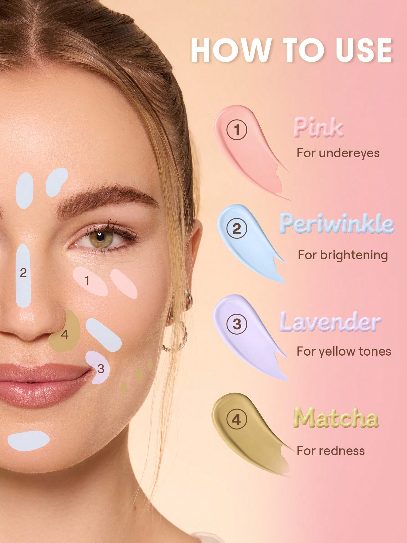 Hideaway Full-Coverage Concealer-Pink 4