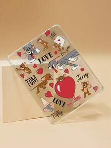 TOM & JERRY X SHEIN Cute Anti-Drop Protective Tablet Protective Case, Suitable For IPad. - Multicolor - View 2