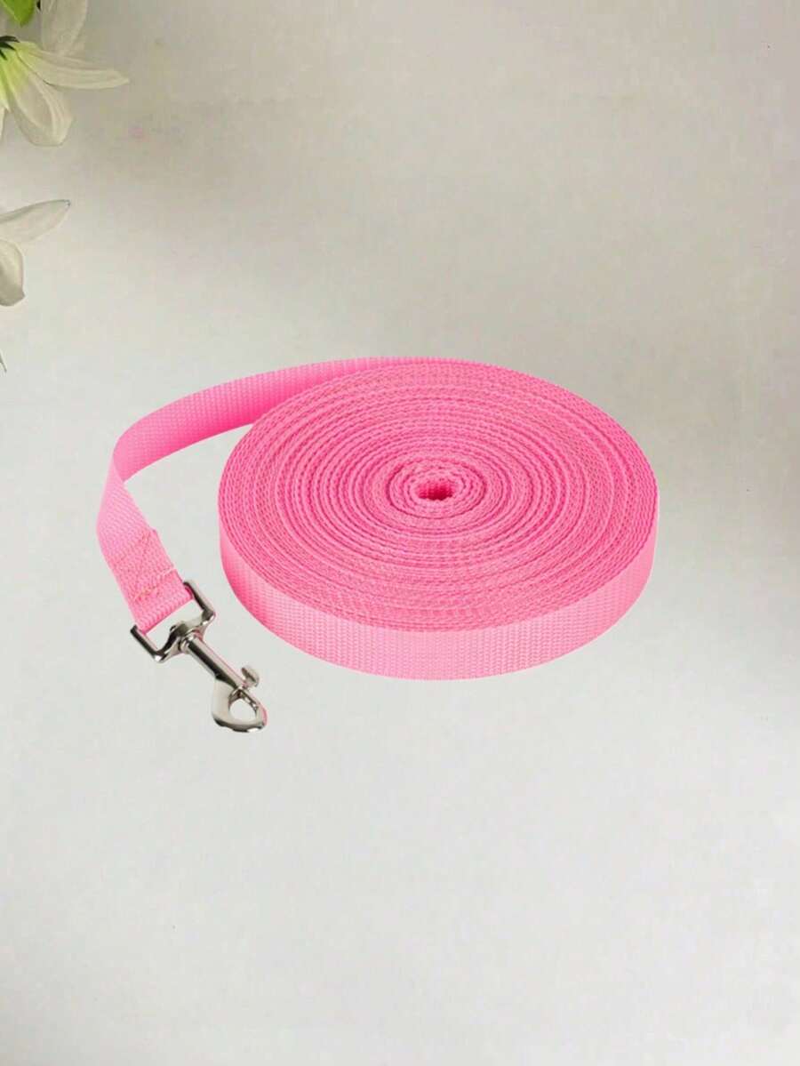 1pc Waterproof Dog Leash PVC Dog Leash Recall Long Line For Beach,Swimming,Tracking,Training Dogs Lead For Pet,Medium And Large Dogs - Rose Red - View 1