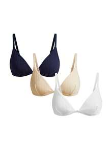 Ocili Áo ngực không gọng, cúp tam giác, chất liệu cotton mỏng, gợi cảm kiểu Châu Âu và Mỹ. - Nhiều màu - Xem 1