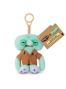 ZURU Fuggler Licensed Collab-Spongebob Keyrings S1 (Squidward) Plush Keychains 5-Inch Collectible Plush Edgy Cute - Squidward - View 3