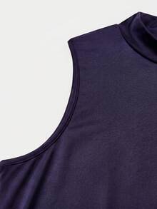 Women Plus Size Sports Dresses - Purple - View 9