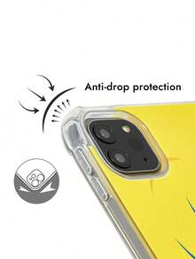 LOONEY TUNES X SHEIN Yellow Anti-Drop Protective Flat Protective Case, Suitable For IPad - Multicolor - View 3