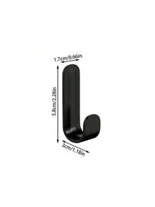 6 Ganchos de pared multiusos, perfectos para organizar llaves, ropa, toallas, etc., ganchos adhesivos impermeables y autoadhesivos - Multicolor - Ver 11