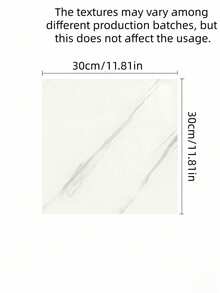 14PCS Self Adhesive Waterproof Oil Proof Aluminum Marble Wallpaper Tile Sticker Kitchen Cabinet Renovation Sticker Wall Living Room Bedroom Home Decor Removable Peel And Stick - one-size - View 9