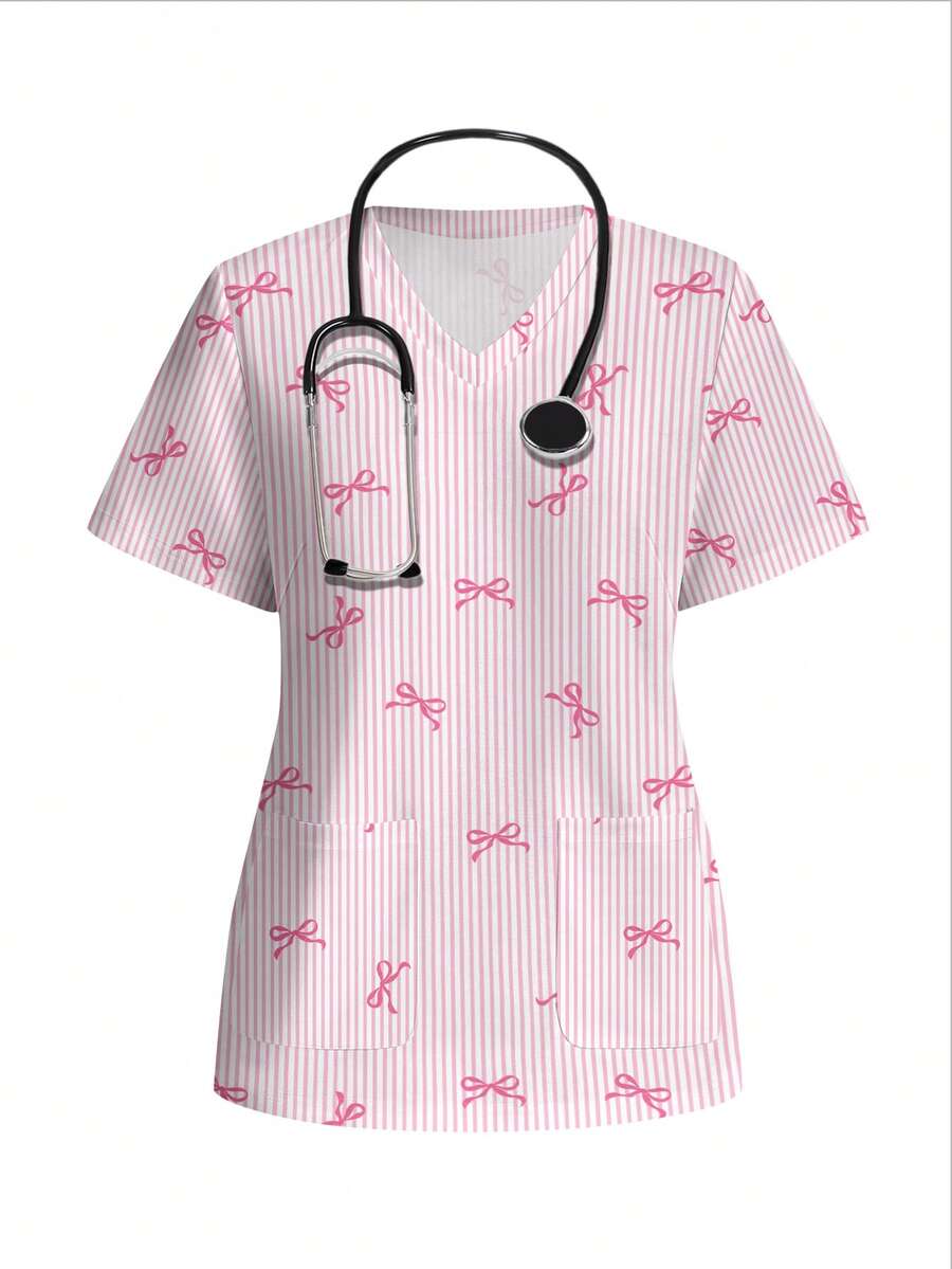 PopScrub 醫護制服上裝 - 彩色 - 查看 1