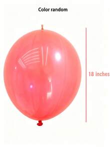 MINKOJA 10/20/30/50/100 Pieces 18-Inch Punch Balloons Heavy Duty Punch Balloons With Rubber Band Handles, Fun Bouncing Balloons For Birthday Party Decorations (Random Colors), Christmas - multicolor - View 8
