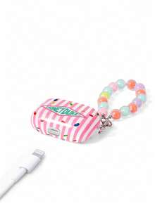 HARRY POTTER X SHEIN 哈利波特 IML 藍牙耳機保護殼 附彩色珠飾掛繩與吊飾，適用於 iPod - 彩色 - 查看 5