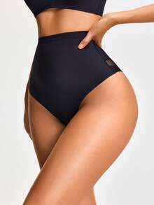 SHAPORA 2 Packs Shaping High-Waisted Thong Set Shapewear Short Body Shaper Butt Lifter-Tummy Waist Control - Multicolor - View 3