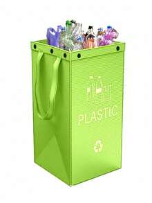 1 pieza Juego de 3 piezas Cestas de almacenamiento modulares Papeleras Materiales de plástico reutilizables y duraderos Superficie lisa y pulida Fácil de limpiar Diseño apilable Caja de organización multifuncional para dormitorio, cocina, oficina, escritorio, organización del hogar, artículo imprescindible - Azul claro + amarillo + verde hierba - View 19