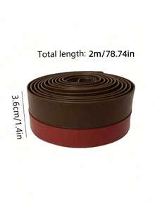 1PC Silicone Rubber Door Seal Strip Self Adhesive Weatherproof Draft Stopper For Door Window Windproof Soundproof Home Improvement - multicolor - View 11