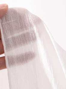Livesso Blusa de gasa blanca para verano y otoño, vestido de noche elegante de manga larga para boda, brunch, banquete y baile, camisa de oficina para mujer, ropa de vacaciones - Blanco - Ver 3