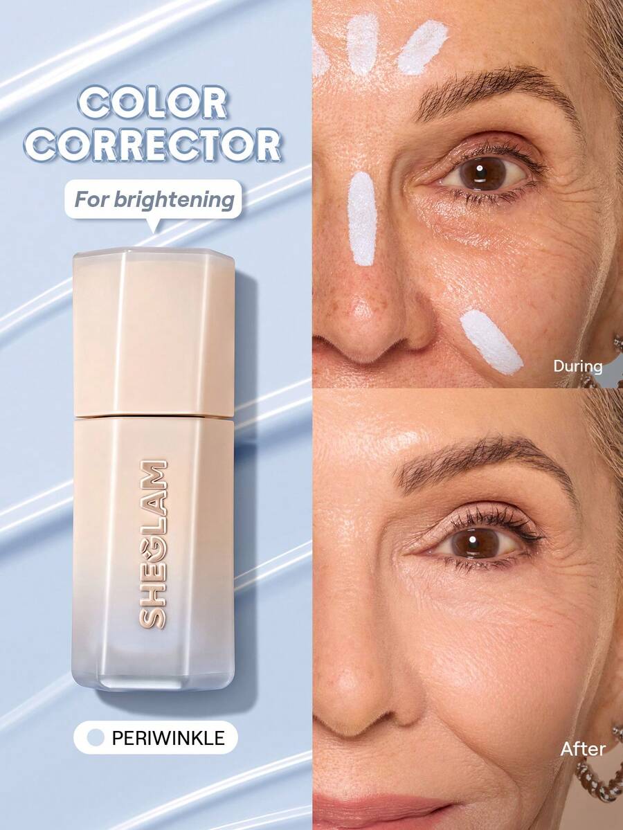 SHEGLAM Hideaway Kem Che KhuyếT ĐIểM Che Phủ HoàN ToàN-Periwinkle BúT ĐIềU ChỉNh MàU SắC LàM SáNg Và Highlighter ThươNg HiệU LàM đẹP Trang đIểM Mỹ PhẩM Cho Phụ Nữ Và Cô GáI HoàN HảO Cho MùA Hè MùA XuâN Lý TưởNg Cho Y2K ThờI Trang Sang TrọNg Phù HợP Cho Sinh NhậT NgàY CủA Mẹ Quà TặNg TiệC SẵN SàNg MàU SắC TốT NhấT - Periwinkle - Xem 1