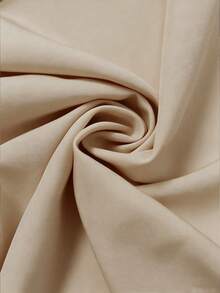 Formidée Large-Sized Woven Elegant And Simple Commuting Women's Shirt - Apricot - View 6