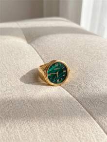 Resyla Men Watch Design Stainless Steel Ring - Multicolor - View 2