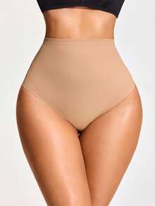 SHAPORA 2 Packs Shaping High-Waisted Thong Set Shapewear Short Body Shaper Butt Lifter-Tummy Waist Control - Multicolor - View 5
