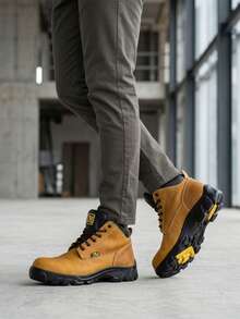 Men Industrial & Construction Boots - Cafe - View 3