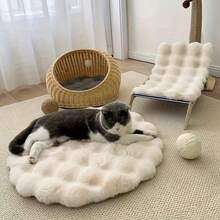 1pc Pet Sleeping Mat, Winter Pet Blanket, Dog Pad, Cat Pad, Cat Sleeping Mat, Pet Dedicated Floor Mat - White - View 15