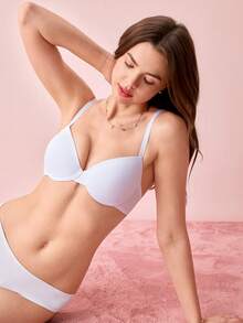 Bonmuse 女款鋼圈胸罩 - 提升、支撐、舒適且時尚的夏季內衣必需品 - 白色 - 查看 11
