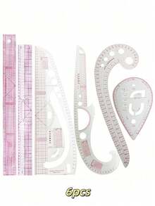 French Curve Metric Ruler Set Sewing Measure Dressmaking TailorDrawing Template Craft Tool French Metric Ruler Curve Ruler SewingRuler Dressmaking Tailor Tool Sewing Tools Tailor Ruler Multifunction Mother Day Gift,Mother's Day Gifts Women - Multicolor - View 11