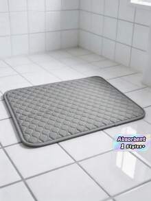 2Pcs Waterproof Reusable Pet Pee Pads, Washable Dog Sleeping Mat, Non Slip Pet Floor Cushion For Dog Crate Bed Indoor Home Use - Grey - View 1