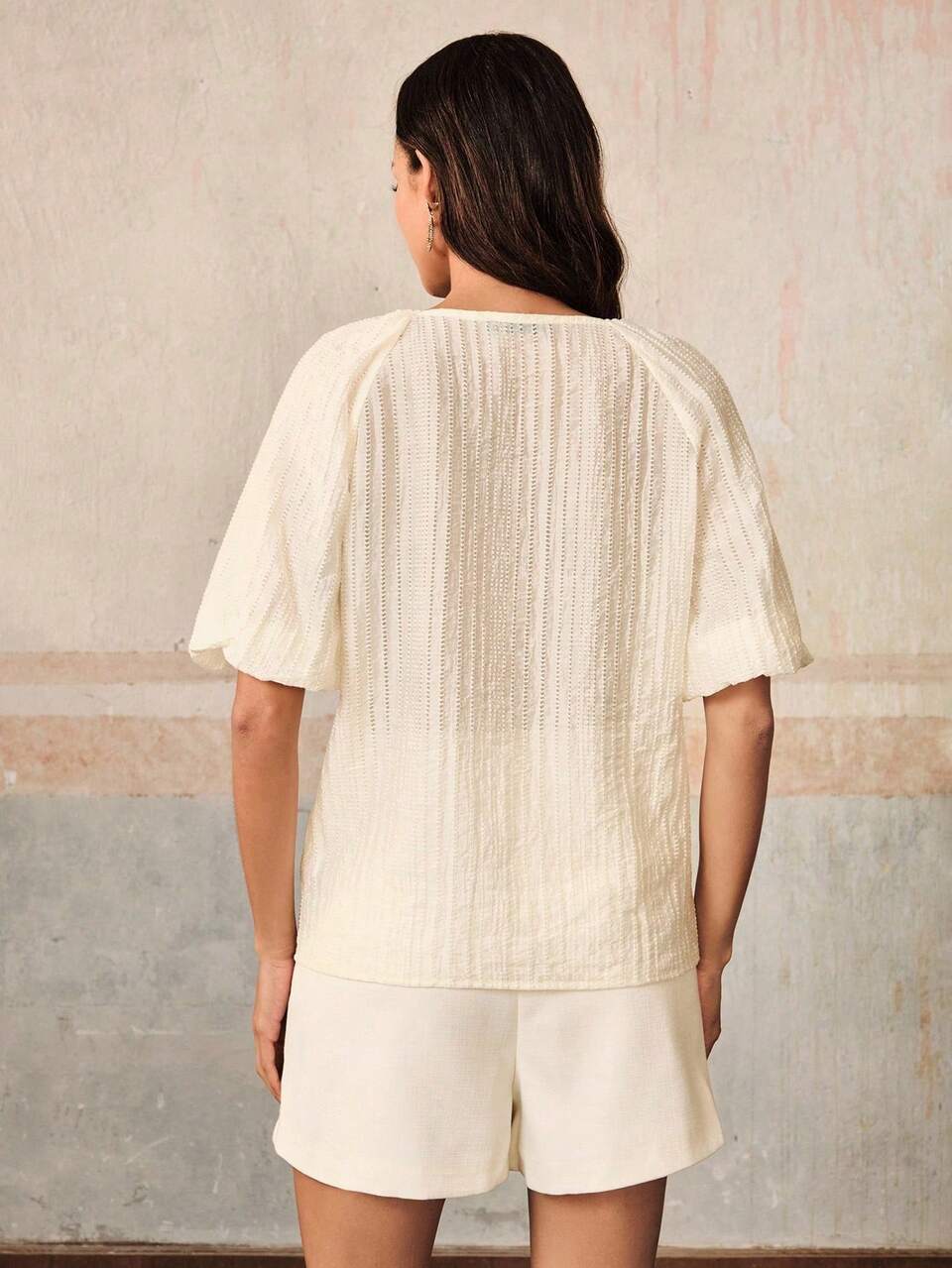 Women's Solid Color Casual Versatile Daily Wear Top