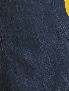 Nöista Áo corset dáng peplum chất liệu denim với cổ áo không dây; chất liệu bền chắc, thoáng khí; trang phục lý tưởng cho phụ nữ đi biển và những dịp lễ hội tự hào đồng tính; món đồ thiết yếu đa năng cho mùa hè. - Rửa tối - Xem 5