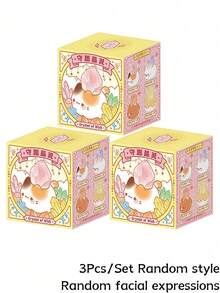 Blind Box (Non-Plush) Cute Crystal Ornament Cartoon Figurine Collectible Boxes, Cartoon-Themed Party Costume Dolls, Exquisite Tabletop Ornaments, Can Be Given As Christmas Gifts To Family And Friends - Tide play blind box - View 12
