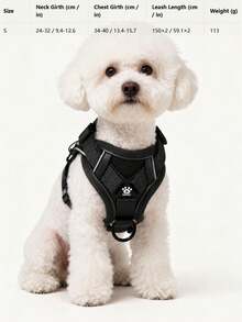 1 Tactical Cat Harness - Uniform Size, Suitable For Walking To Prevent Escape, Soft Mesh Adjustable Pet Vest Cat Harness, Suitable For Large Cats And Small Dogs - Multicolor - View 6