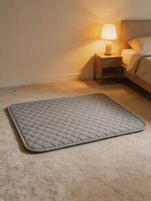 2Pcs Waterproof Reusable Pet Pee Pads, Washable Dog Sleeping Mat, Non Slip Pet Floor Cushion For Dog Crate Bed Indoor Home Use - Grey - View 8