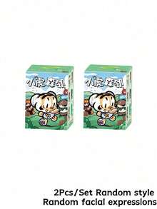 POKOJA LAND Blind Box Collectible Figurine Gift, Cute Decor, 1pc "Forest Animal Crew" Series Blind Box Figure, Outdoor-Themed Animal Figurine With 12 Regular Styles & 1 Hidden Surprise, Collectible Art Doll Featuring Textured Finishes - Tide play blind box - View 16