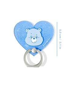 SHEIN X Care Bears Acrylic Ring Mobile Phone Holder, Desktop Support Bracket Clip Ring Clasp, Strong Adhesive Multi-Functional Ring,Heart,Gift Ideas,Party,Holiday,Valentine's Day - Blue - View 3