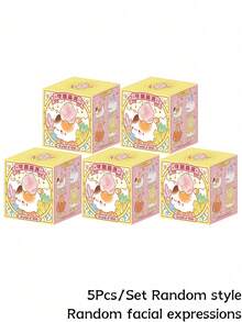 Blind Box (Non-Plush) Cute Crystal Ornament Cartoon Figurine Collectible Boxes, Cartoon-Themed Party Costume Dolls, Exquisite Tabletop Ornaments, Can Be Given As Christmas Gifts To Family And Friends - Tide play blind box - View 13