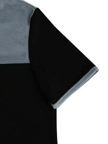 Manfinity Homme Men's Contrast Color Patchwork T-Shirt And Shorts Set - Multicolor - View 5